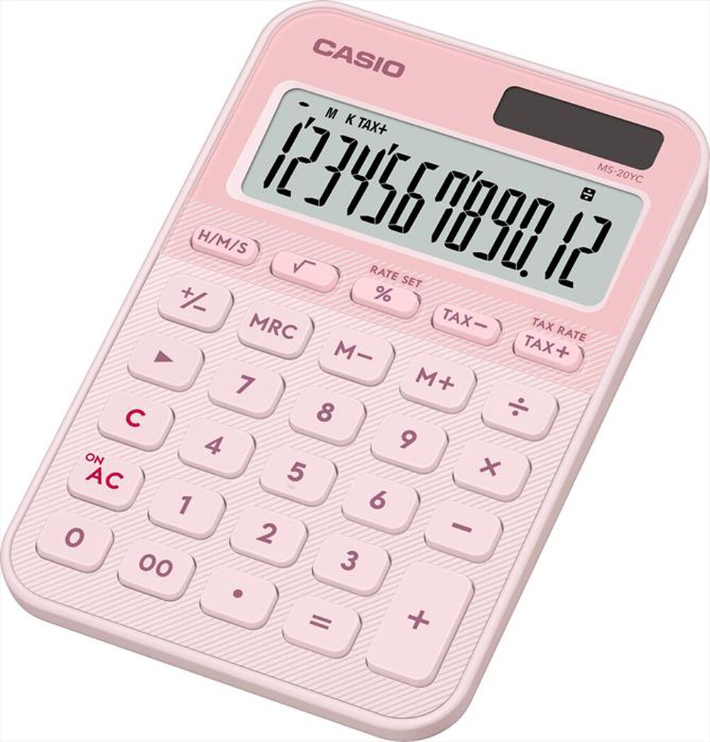 Immagine del prodotto CASIO - Calcolatrice da tavolo MS-20YC LP-ROSA