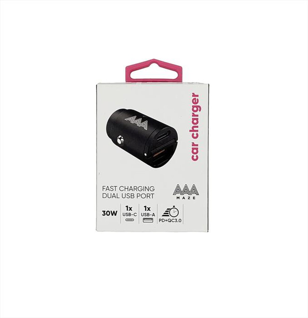 Immagine del prodotto AAAMAZE - Caricatore da auto 30W MINI TYPE-C-Nero