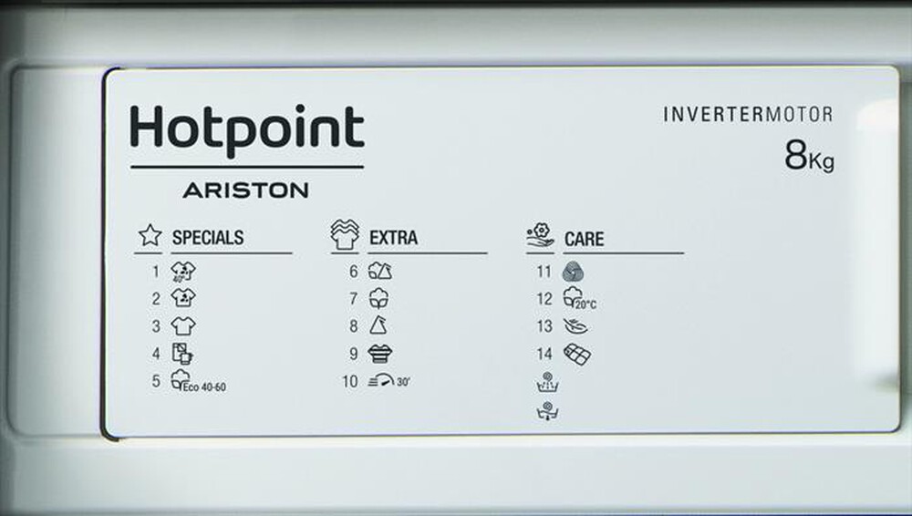 Immagine del prodotto HOTPOINT ARISTON - Lavatrice incasso BI WMHG 8146 EU 8Kg Classe A