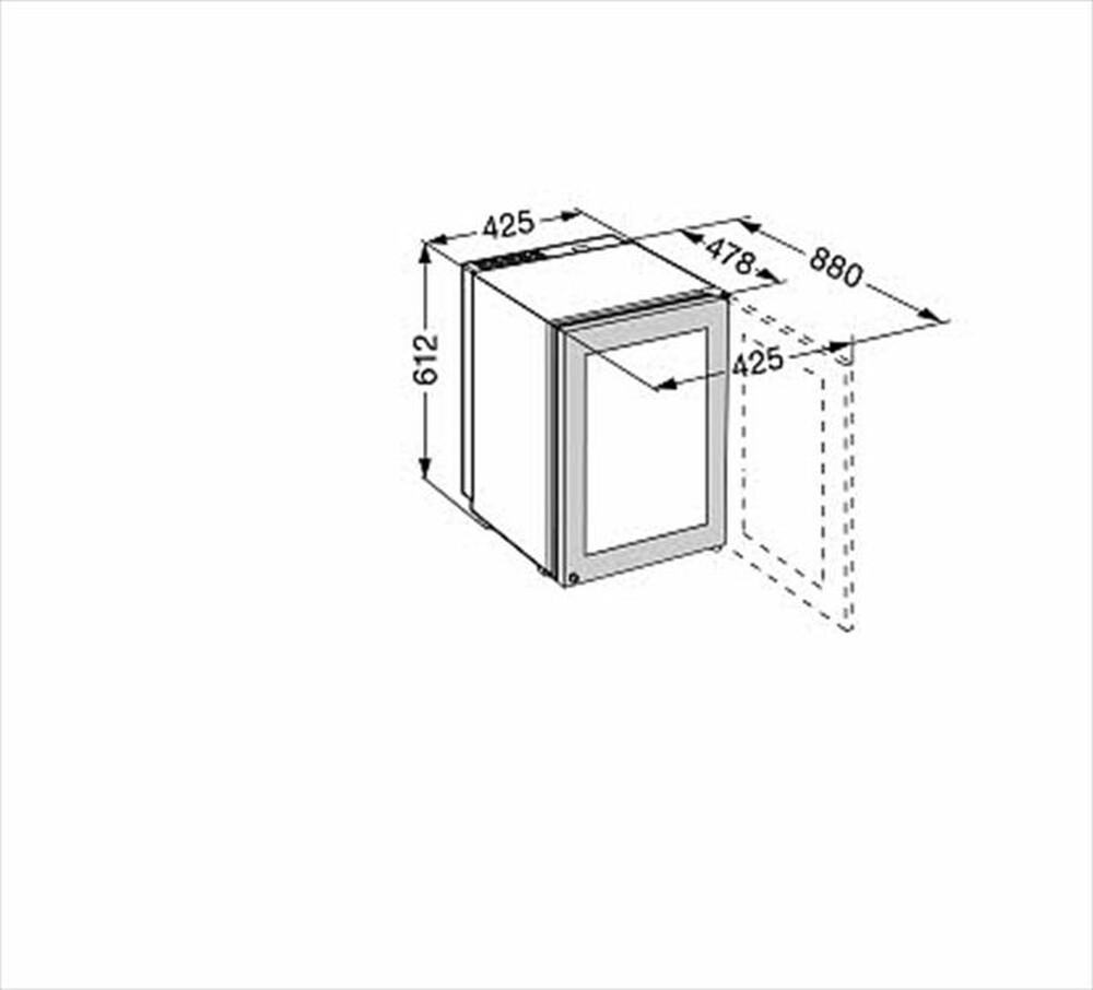 Immagine del prodotto LIEBHERR - ZKes 453 Humidor-Vetro/acciaio