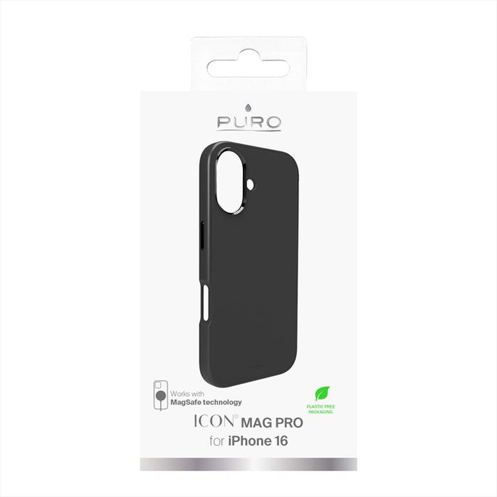 Immagine del prodotto PURO - Cover ICON MAG PRO PUIPC1661ICONMPBLK iPhone 16-Nero