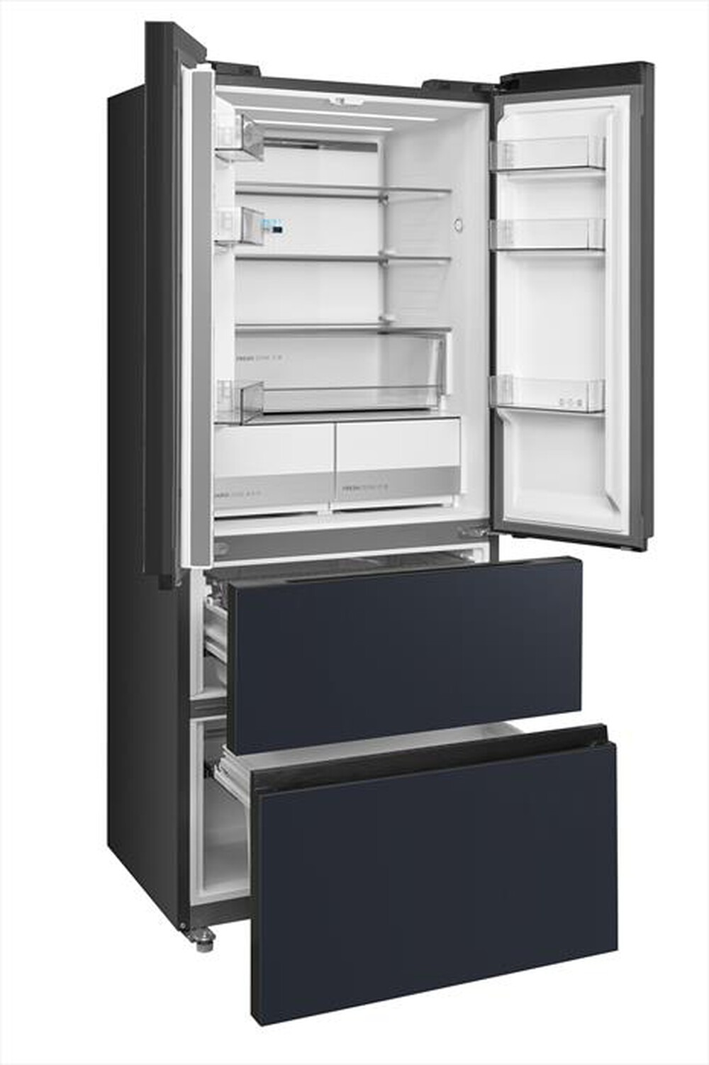Immagine del prodotto MIDEA - Frigorifero 4 porte MDRF600BIE70 Classe E 435lt-Vetro, Grigio