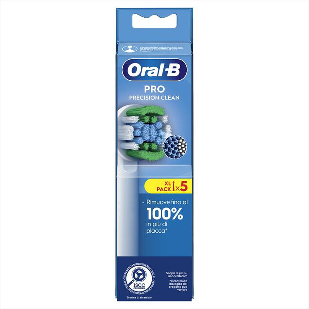 Immagine del prodotto ORAL-B - Testine ricambio EB20RX 5 CT PRECISIONCLEAN IT FFS-BIANCO