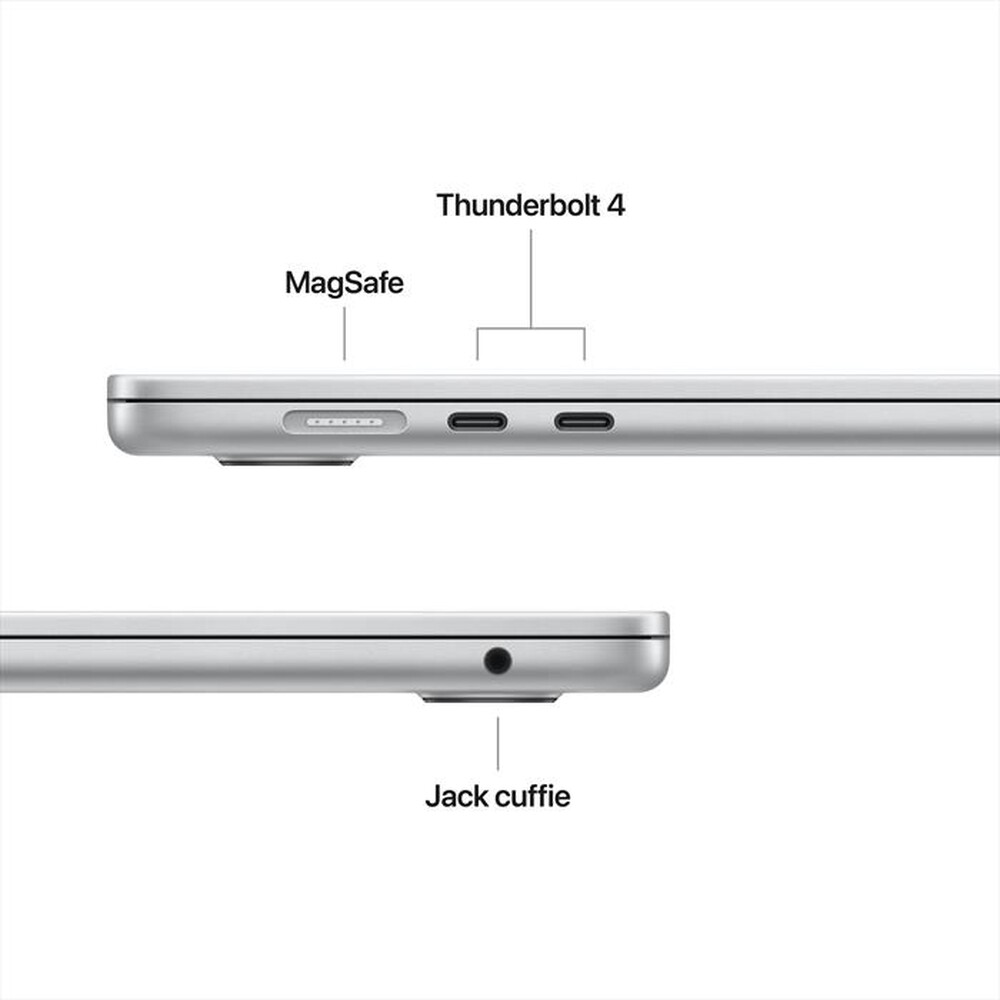 Immagine del prodotto APPLE - MacBook Air 15'' M4 10 CPU 10 GPU 16GB 256GB SSD-Argento