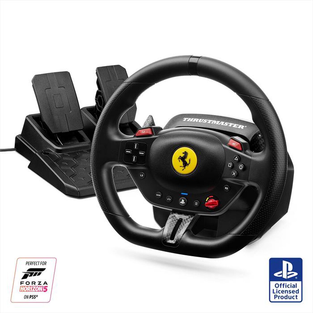 THRUSTMASTER - Volante da corsa T98 FERRARI 296 GTB-Nero