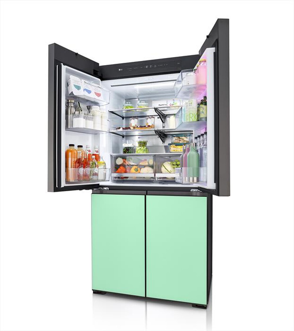 Immagine del prodotto LG - Frigorifero 4 porte GMV960NNME Classe E 617L-Multicolour