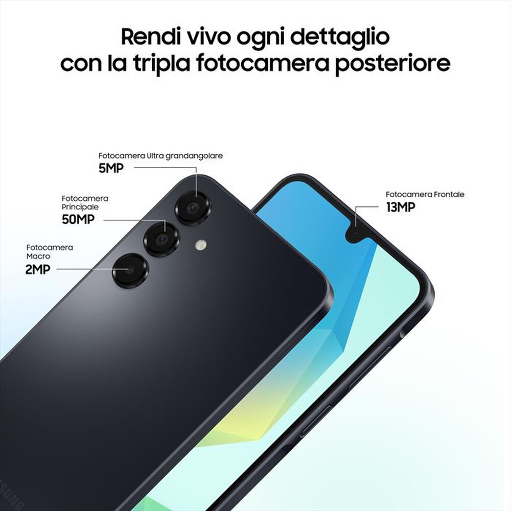 Immagine del prodotto SAMSUNG - Smartphone GALAXY A16 128GB-Black