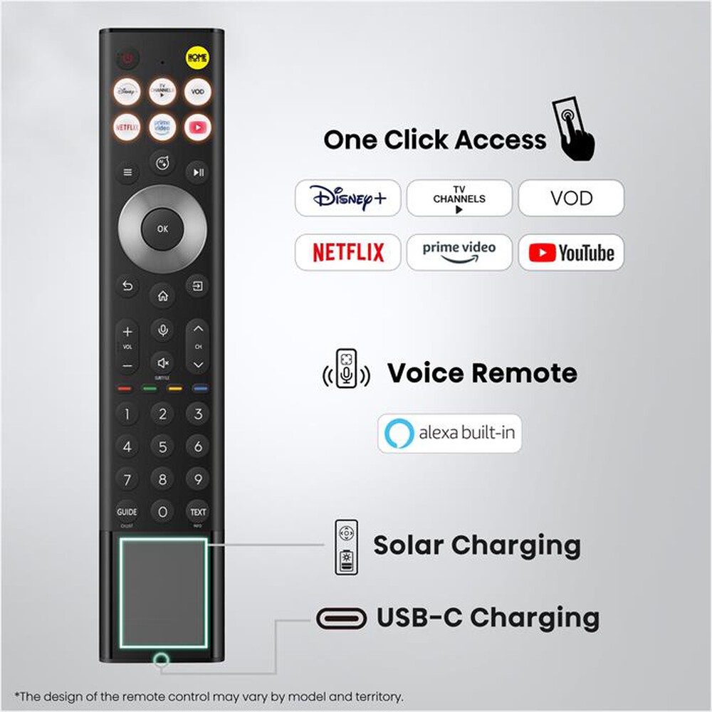 Immagine del prodotto HISENSE - Smart TV 55" Mini LED 4K 55U7S PRO 165Hz-NERO