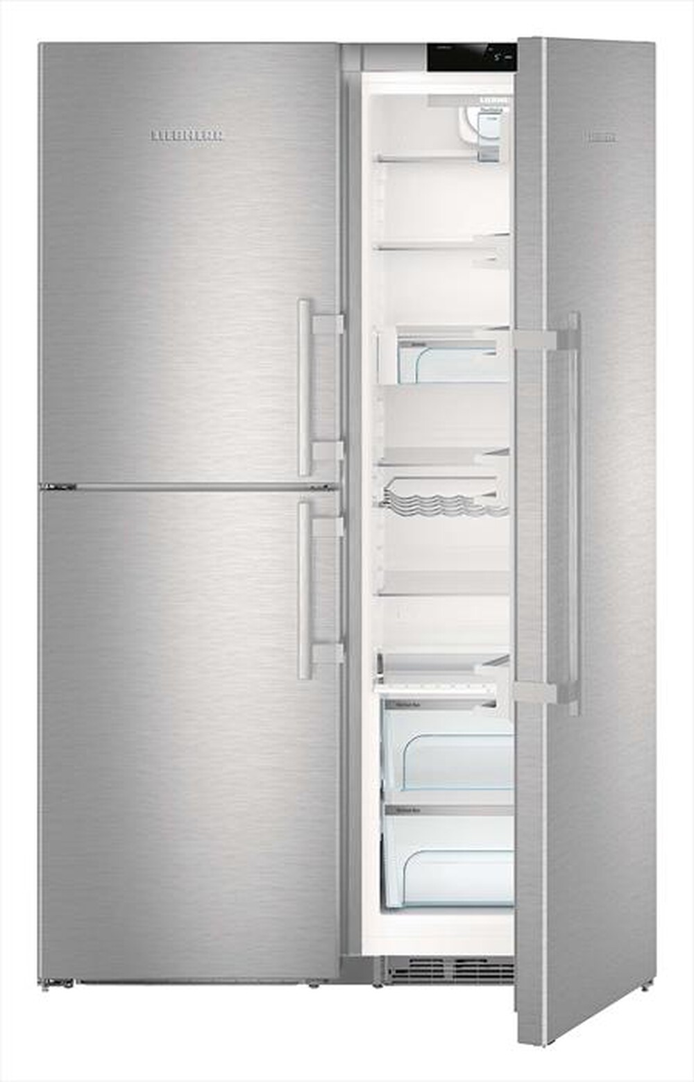 Immagine del prodotto LIEBHERR - Frigorifero side by side SBSES 8483-21 Classe D-Acciaio