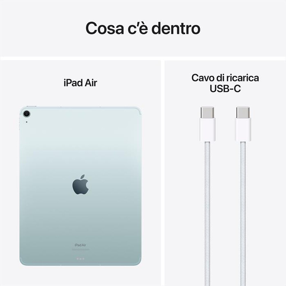 Immagine del prodotto APPLE - iPad Air 13'' Wi-Fi + Cellular 128GB-Blu