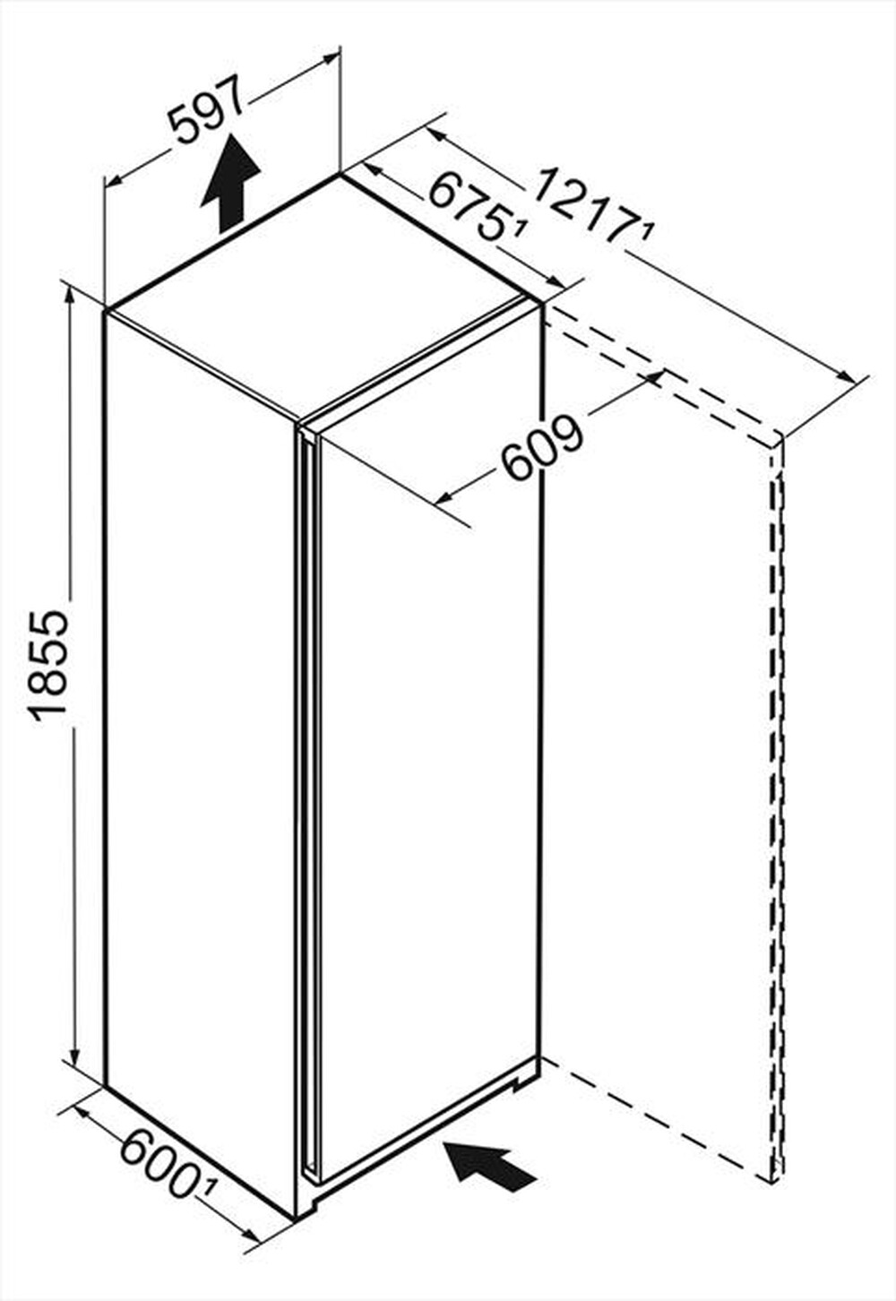 Immagine del prodotto LIEBHERR - Congelatore verticale FNE 5227-20 Classe E 277 lt-bianco