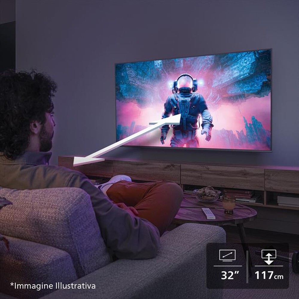 Immagine del prodotto PHILIPS - Smart TV LED HD READY 32" 32PHS6050/12-Black