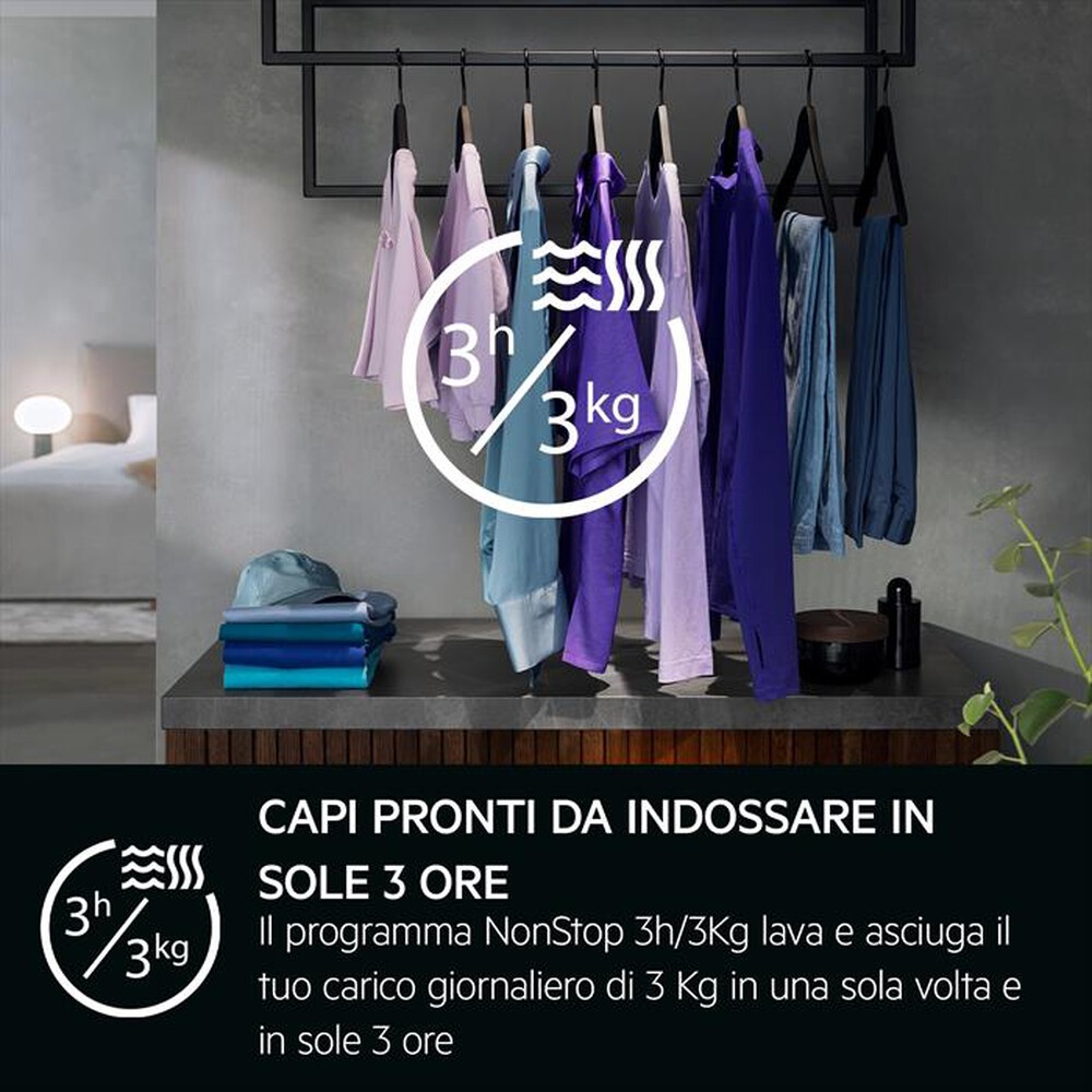 Immagine del prodotto AEG - Lavasciuga LWR9C166IAB 10/6 Kg Classe C-Bianco