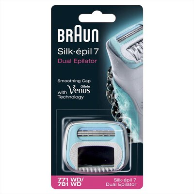 BRAUN - Cappuccio Silk-&eacute;pil 7 771/781-Bianco/Celeste