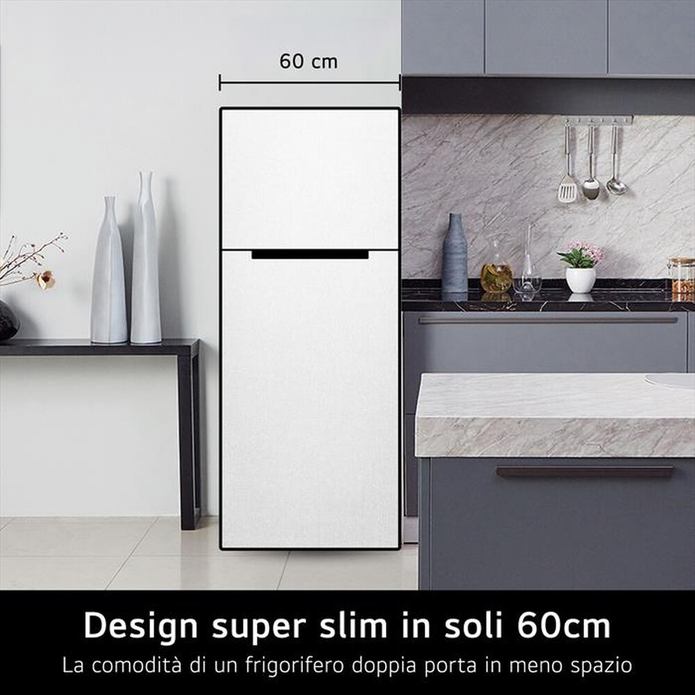 Immagine del prodotto LG - Frigorifero 2 porte GTBV38PZGKD Classe E 335L-Acciaio inossidabile