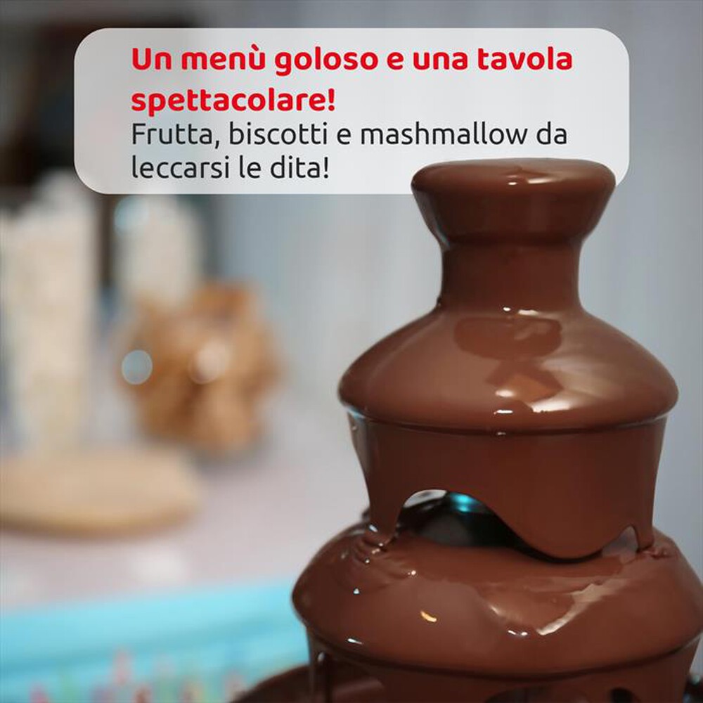 Immagine del prodotto MELCHIONI FAMILY - Fontana di cioccolato CHOCO-rosso/acciaio