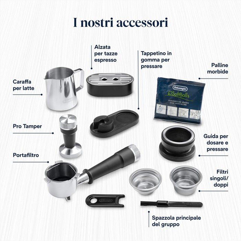 Immagine del prodotto DE LONGHI - Macchina da caff&egrave; LA SPECIALISTA ARTE EC9155.MB-Metal Black