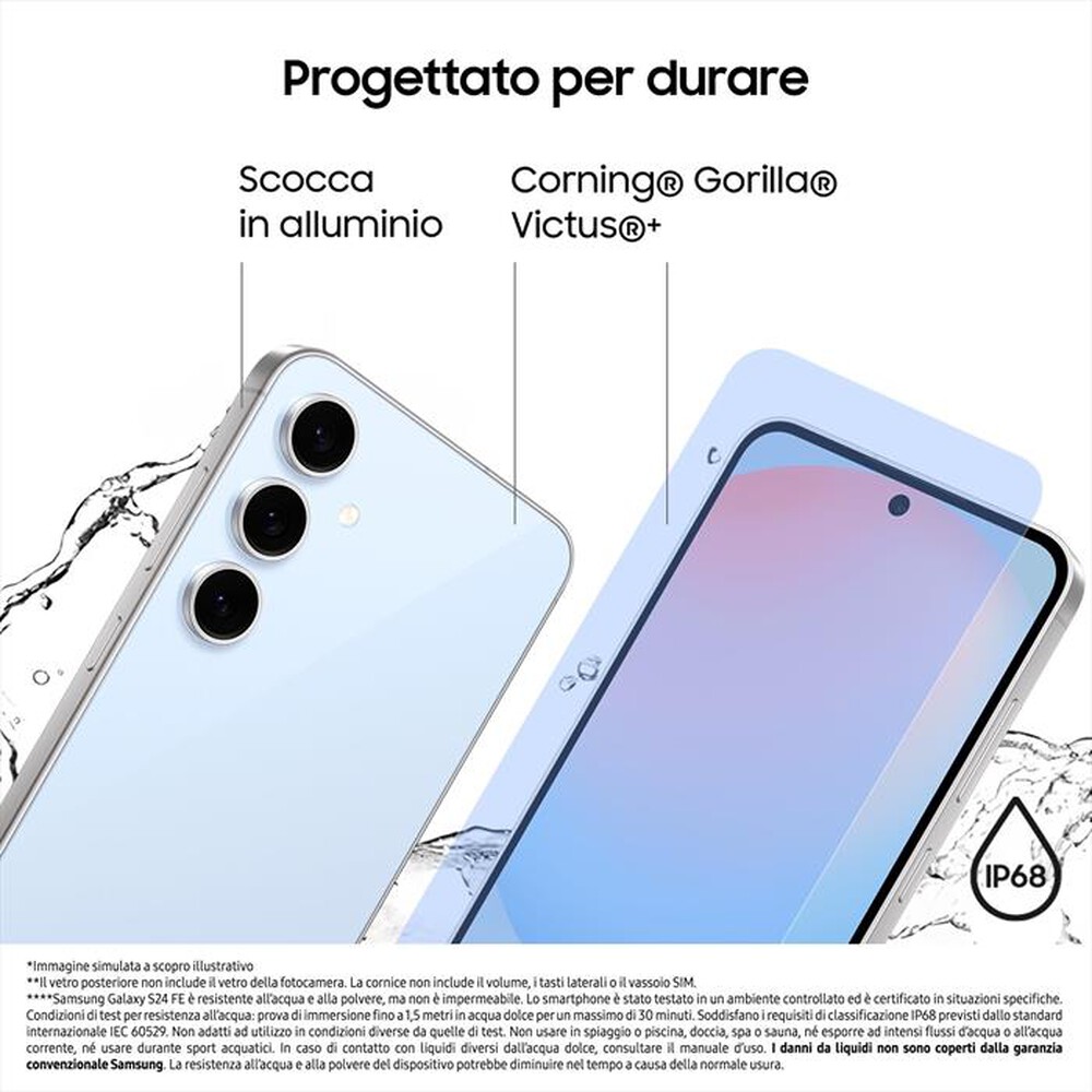 Immagine del prodotto SAMSUNG - Smartphone Galaxy S24 FE 128GB-Blue