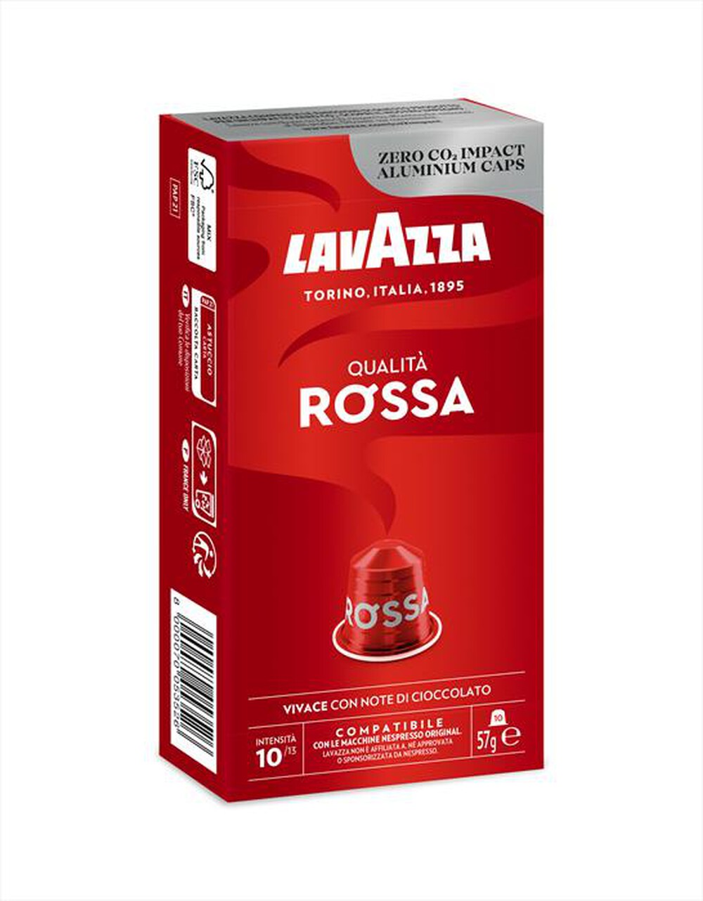 Immagine del prodotto LAVAZZA - Qualit&agrave; Rossa - 10 caps-Rosso