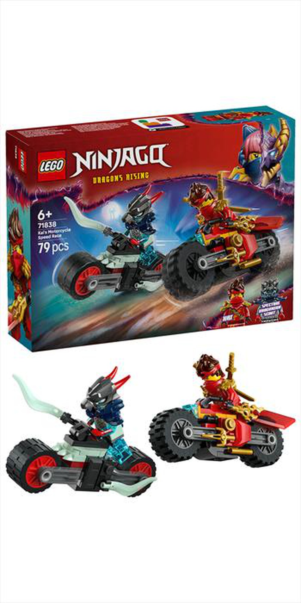 Immagine del prodotto LEGO - NINJAGO Gara di velocit&agrave; sulla moto di Kai 71838