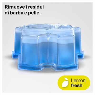 BRAUN - CLEAN&CHARGE CARTUCCE-Celeste