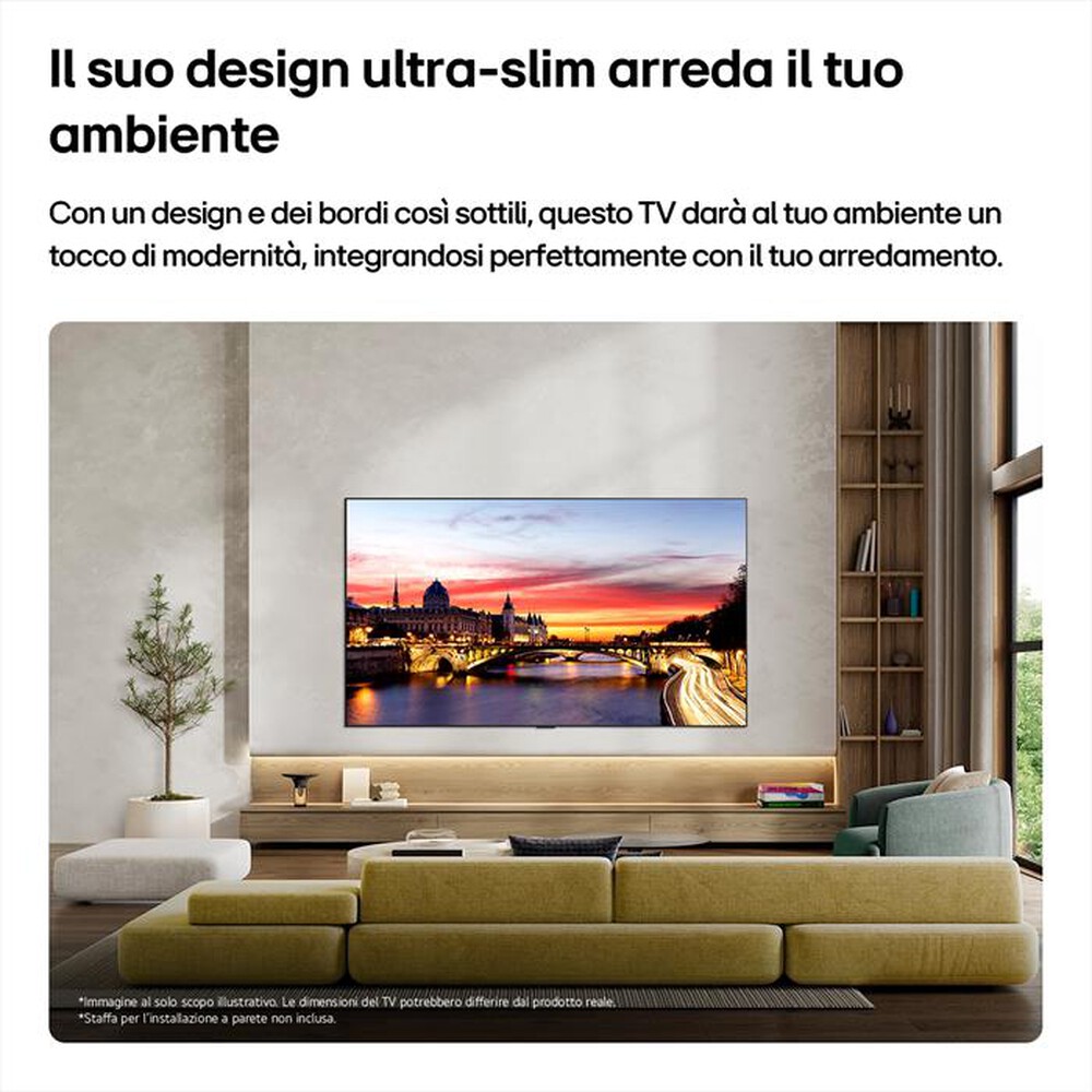 Immagine del prodotto LG - Smart TV OLED 4K Evo AI 55" C6 PRO OLED55C66LB-Charcoal Black