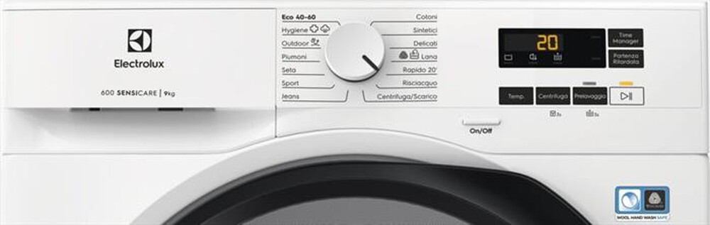 Immagine del prodotto ELECTROLUX - Lavatrice EW6FBG19G 9 Kg Classe A-Bianco