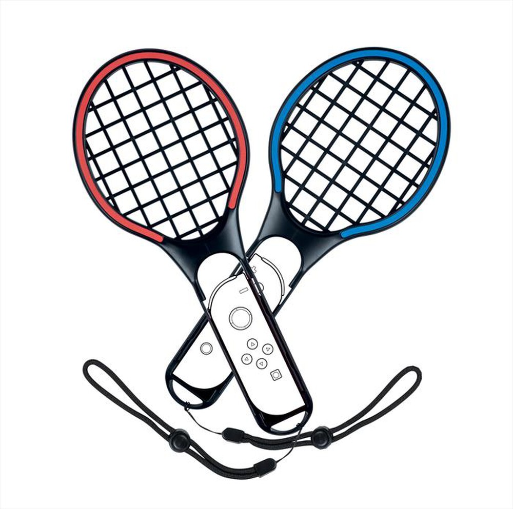 Immagine del prodotto BIG BEN - SET 2 RACCHETTE TENNIS PER JOY-CON SWITCH/OLED-BLU/ROSSO