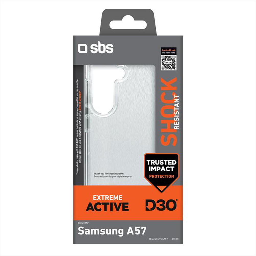 Immagine del prodotto SBS - Cover D3O per Samsung A57-Trasparente