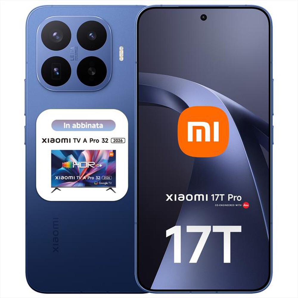 Immagine del prodotto XIAOMI - Smartphone XIAOMI 17T PRO 512GB+12GB-Deep Blue