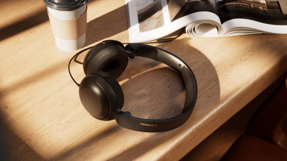 Immagine del prodotto PHILIPS - Cuffie on-ear cablate TAH2100BK/00-Black