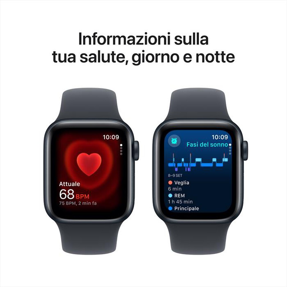 Immagine del prodotto APPLE - Watch SE GPS + Cellular 40mm Cassa Alluminio-Midnight Sport Band Midnigh L