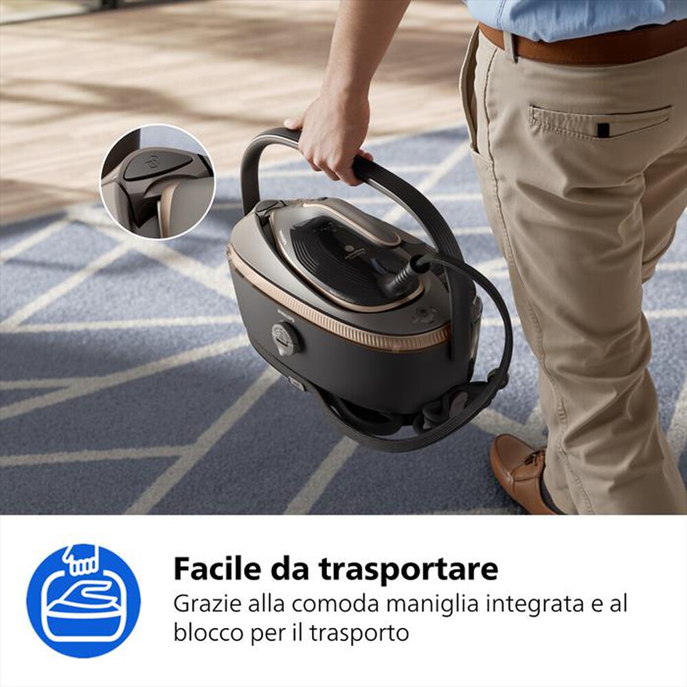 Immagine del prodotto PHILIPS - Sistema stirante PERFECTCARE SERIE 8000 PSG8200/80-Grigio/Oro