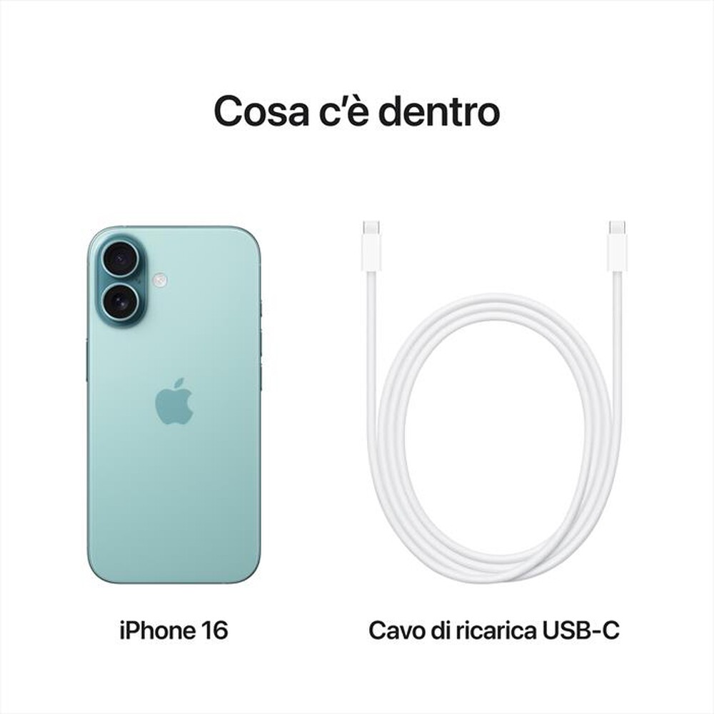 Immagine del prodotto APPLE - iPhone 16 128GB-Verde Acqua