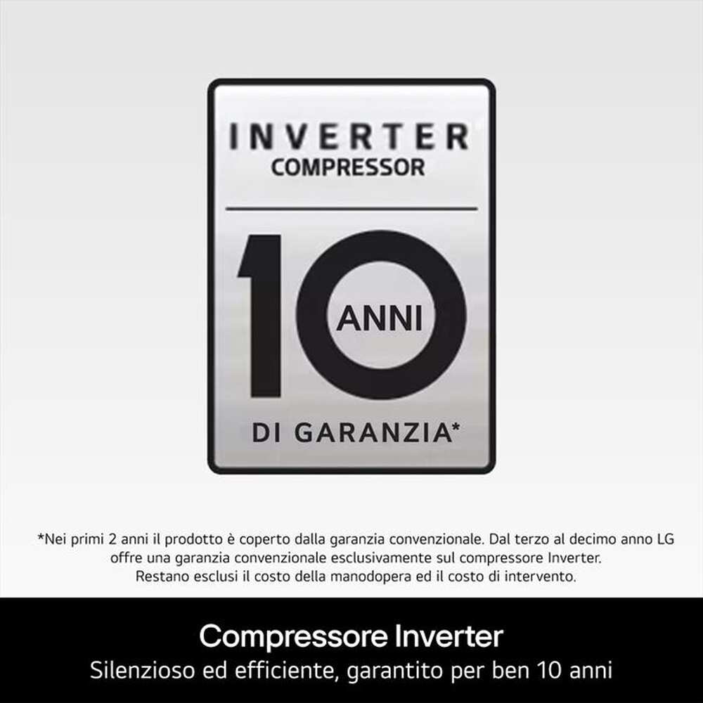 Immagine del prodotto LG - Frigorifero combinato GBBSJ10DPY Classe D 333lt-Argento