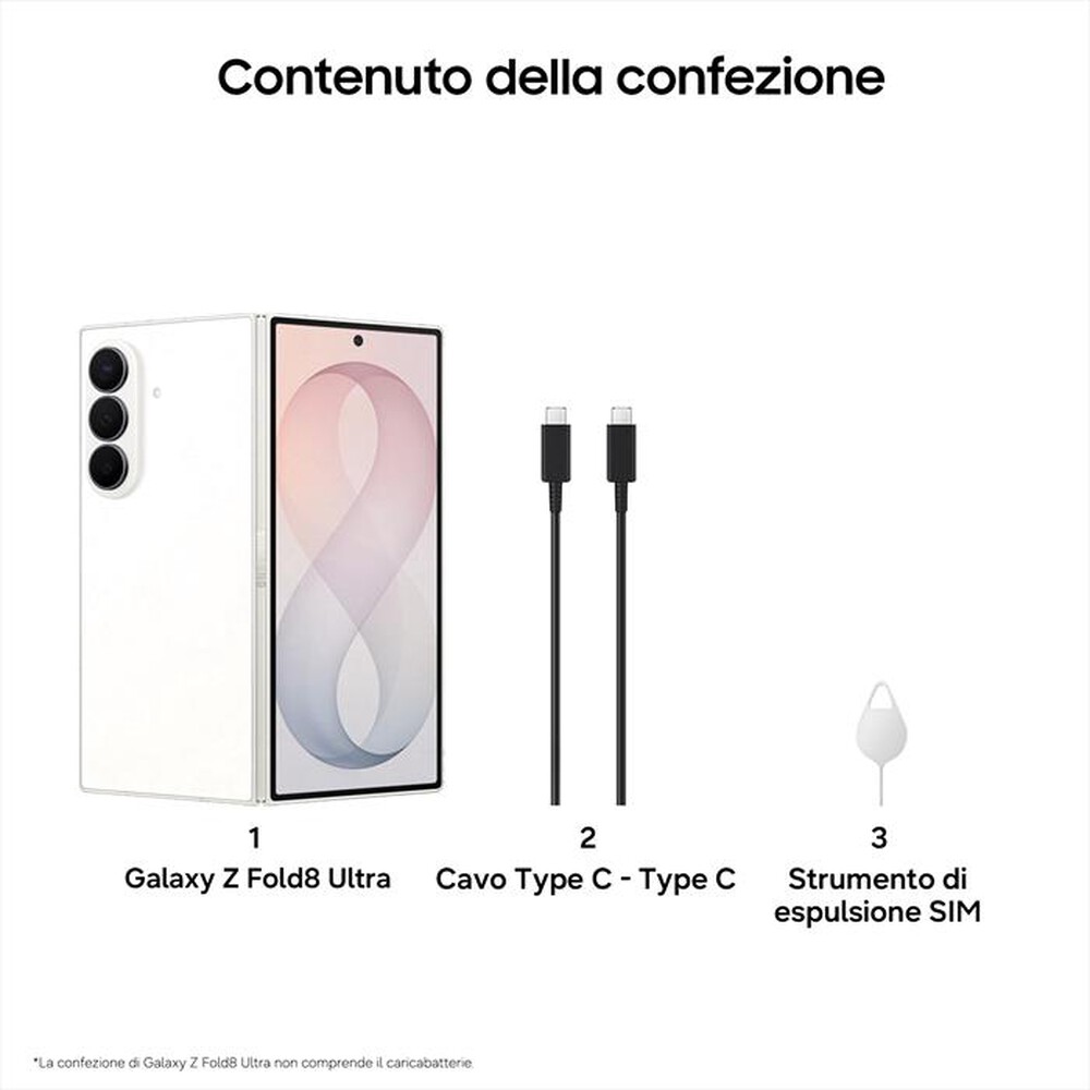 Immagine del prodotto SAMSUNG - Galaxy Z Fold8 Ultra 16+1TB-Cream