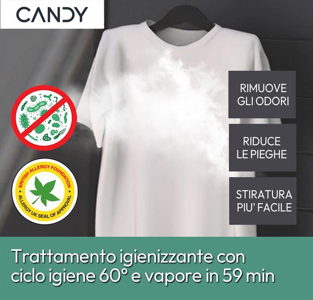 Immagine del prodotto CANDY - Lavatrice BR 48B6-S 8 Kg Classe A-White
