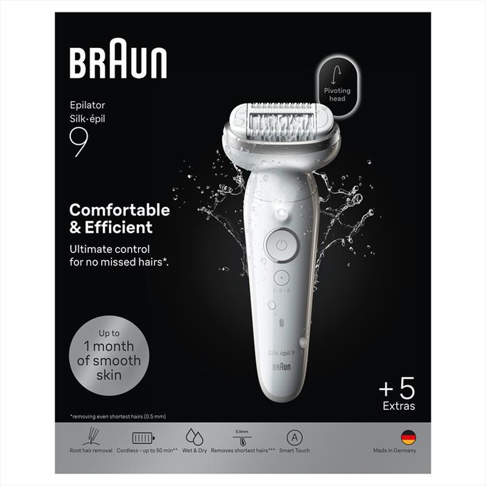 Immagine del prodotto BRAUN - Epilatore Wet & Dry LEGEPIL SES9-061 BOX MN-ARGENTO