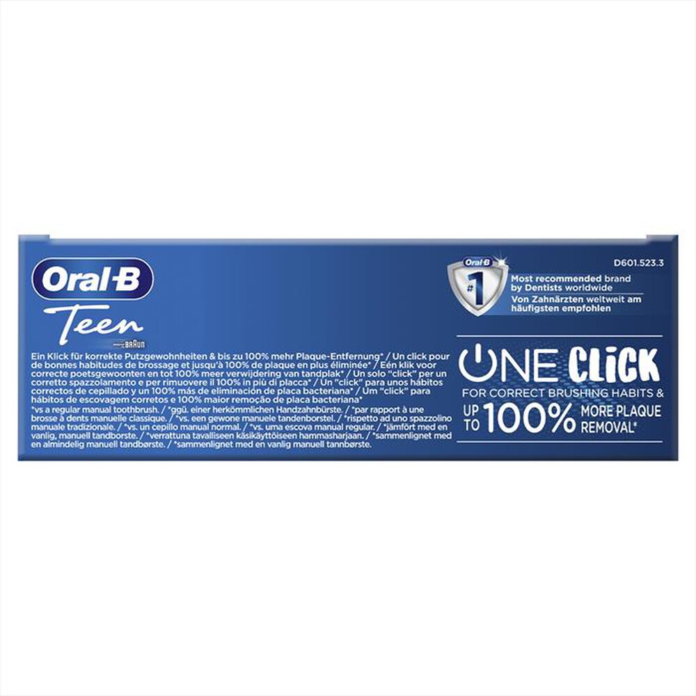 Immagine del prodotto ORAL-B - Spazzolino elettrico ricaricabile SMARTSERIES TEEN-Bianco