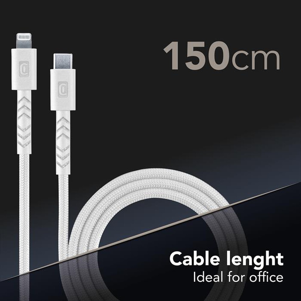Immagine del prodotto CELLULARLINE - CAVO FLEXY 150CM 30W USB C TO LIGHTNING-Bianco