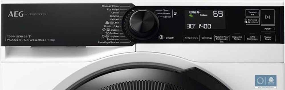 Immagine del prodotto AEG - Lavatrice XLR7FH11YV 11KG Classe A 1400g/m-Bianco