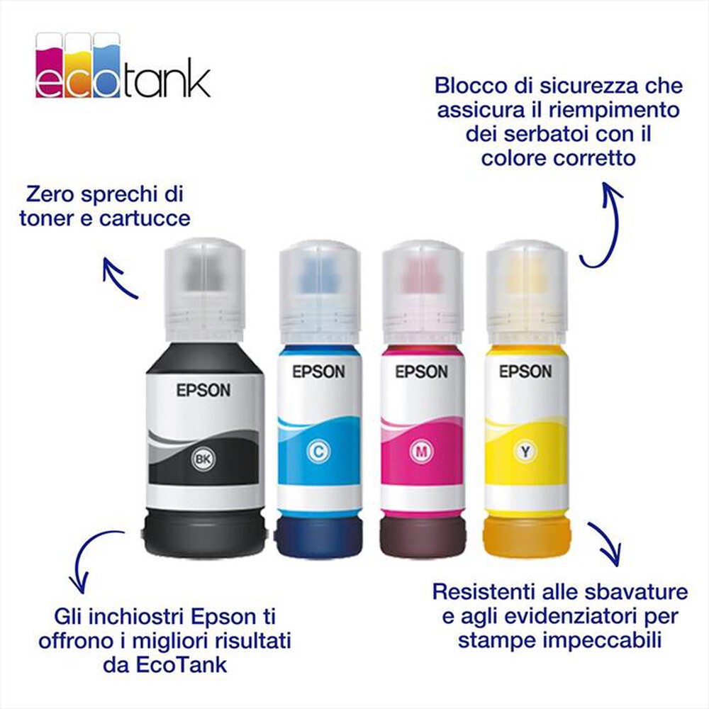 Immagine del prodotto EPSON - 113 FLACONE DI INCHIOSTRO ECOTANK T06B4-Giallo