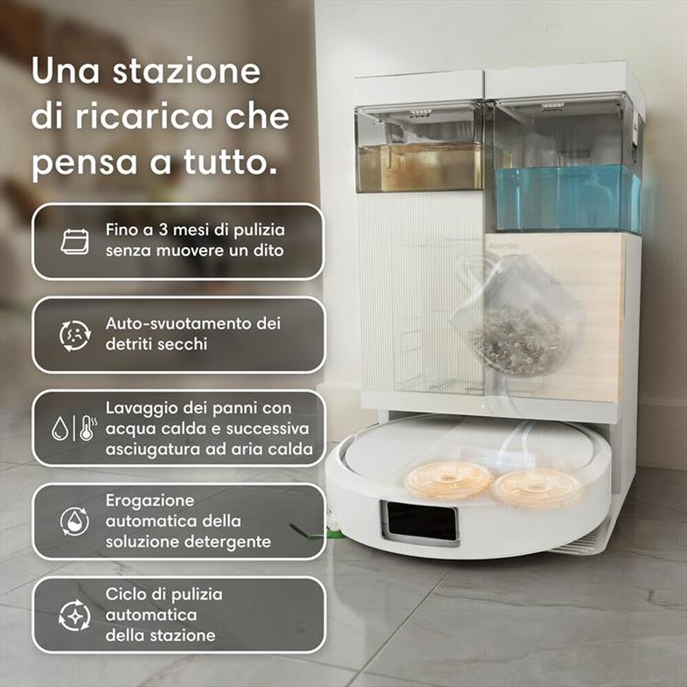Immagine del prodotto iROBOT - ROOMBA PLUS 575 COMBO + AUTOWASH DOCK-White