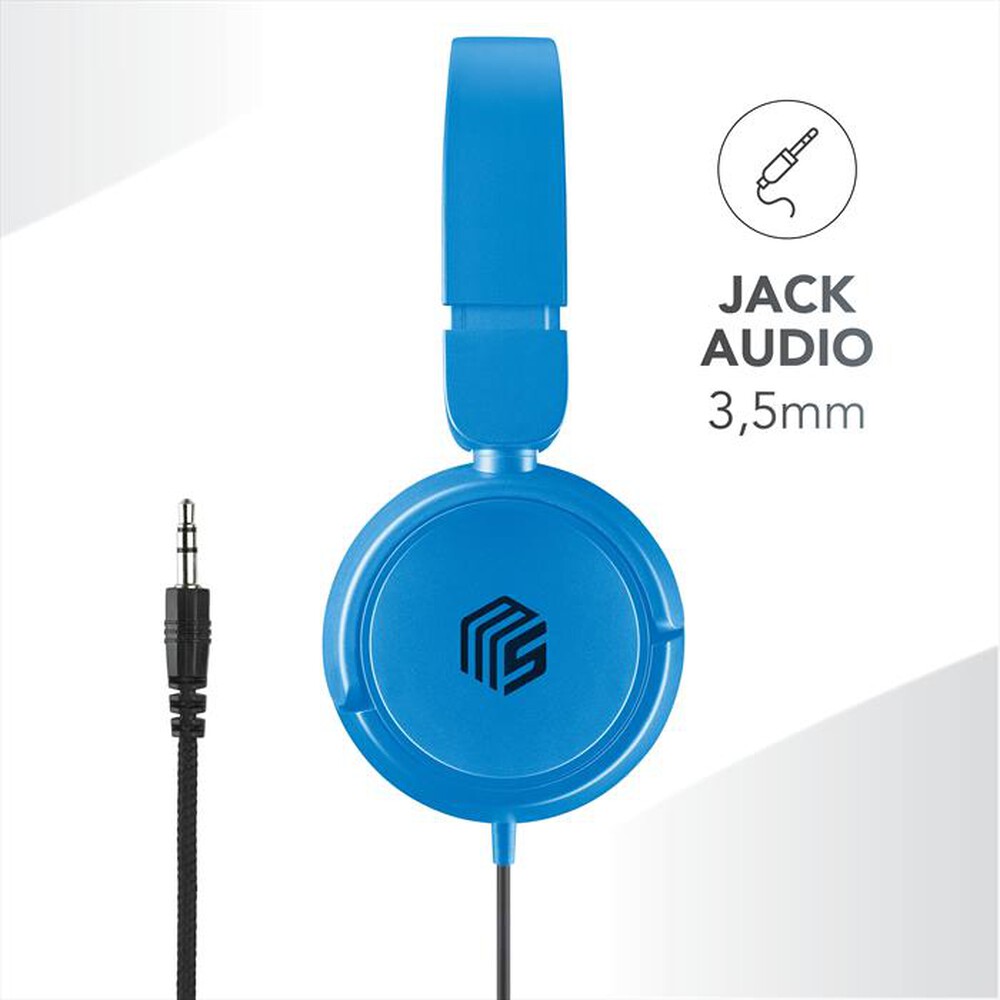 Immagine del prodotto CELLULARLINE - Cuffie a padiglione chiuso MUSICSOUNDFULLCB-Blu