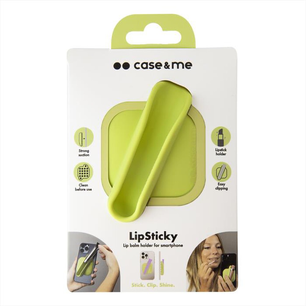 Immagine del prodotto CASEME - Porta rossetto in silicone con ventosa-Verde