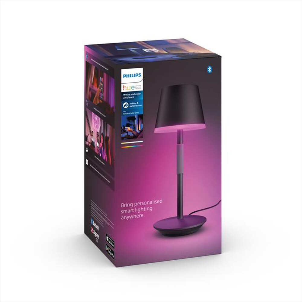 Immagine del prodotto PHILIPS - Hue Go Lampada da Tavolo White and Color Ambiance-Nero