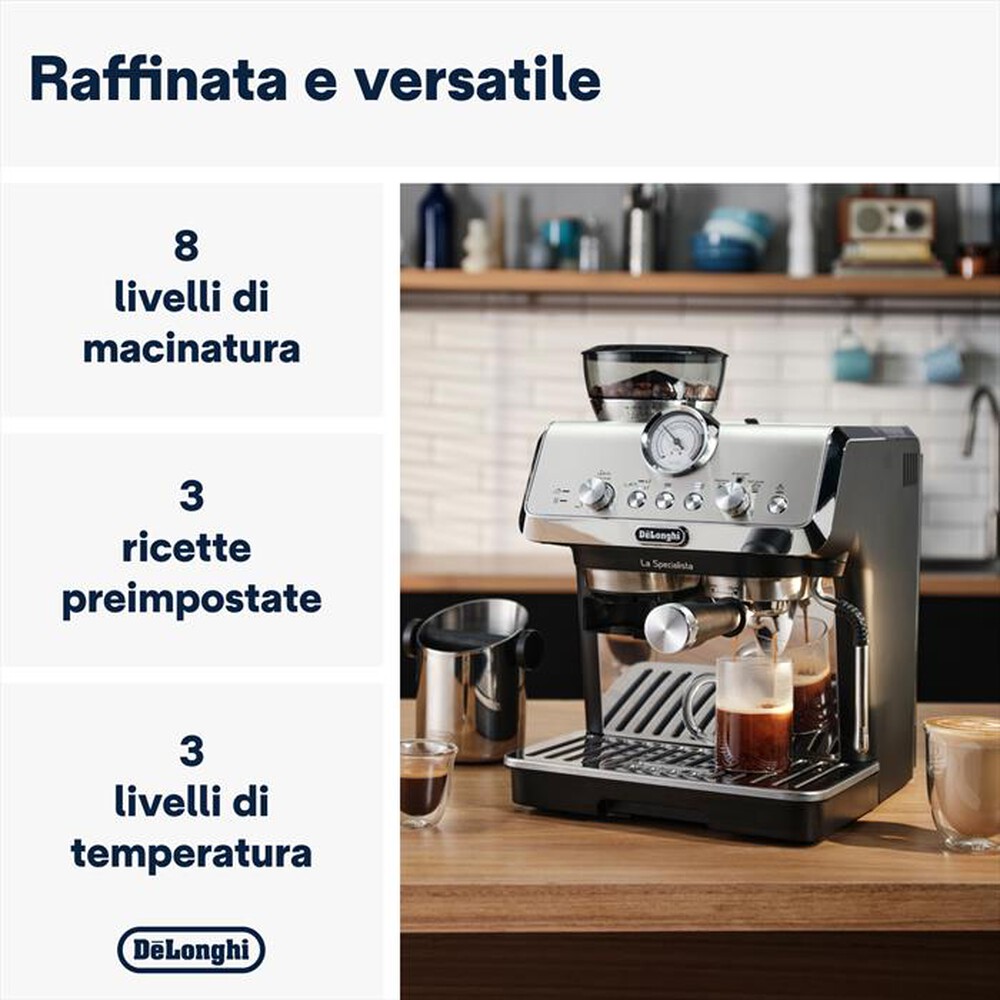 Immagine del prodotto DE LONGHI - Macchina da caff&egrave; LA SPECIALISTA ARTE EC9155.MB-Dark grey