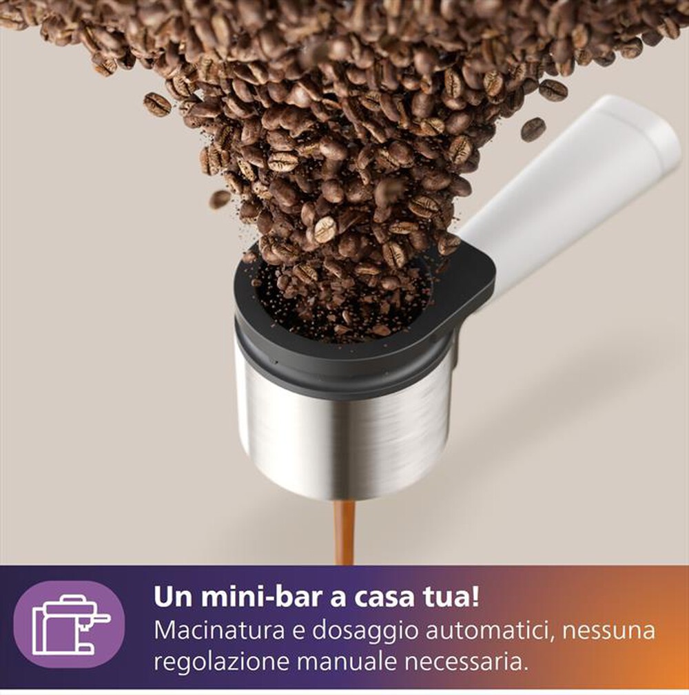 Immagine del prodotto PHILIPS - Macchina da caff&egrave; BARISTINA BEAN SWAP BAR320/00-Bianco / Bianco