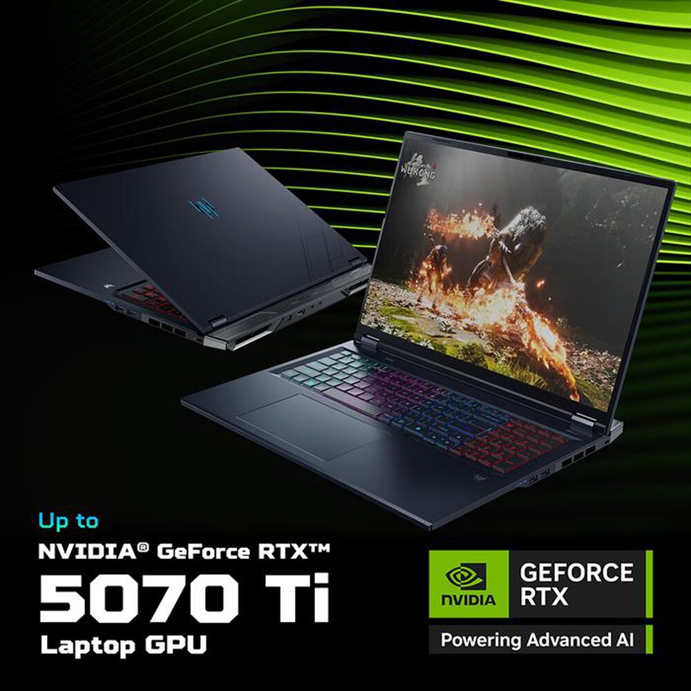 Immagine del prodotto ACER - Notebook PREDATOR HELIOS NEO 18 AI PHN18-72-908E-Nero