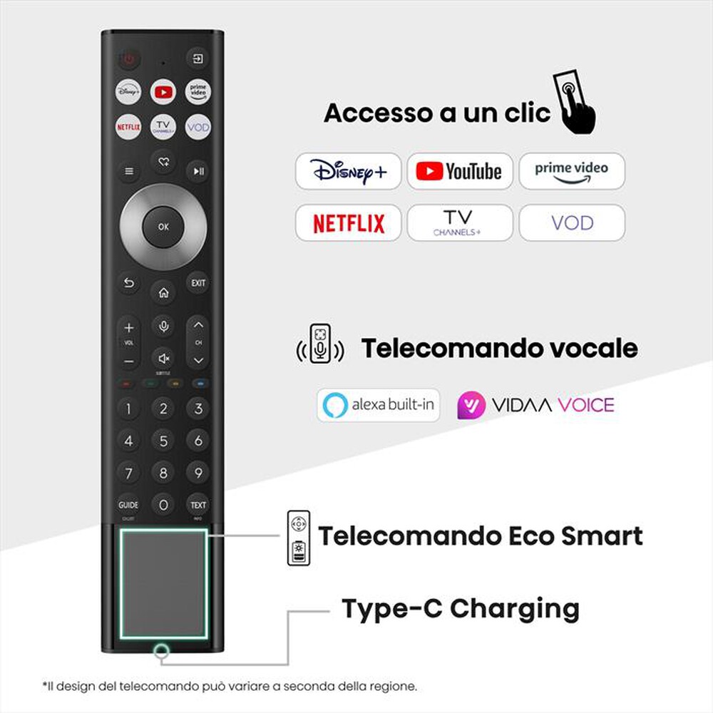 Immagine del prodotto HISENSE - Smart TV Mini LED RGB  4K 116" 116UXQ-Metallo